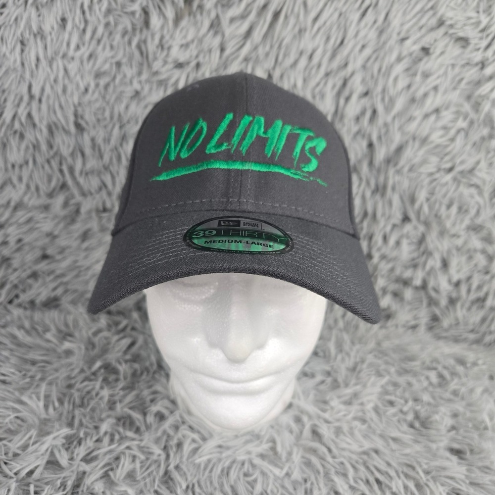 New Era Tampa Bay Rowdies Hat‎ Mens M/L Grey Green No Limits 39THIRTY Cap